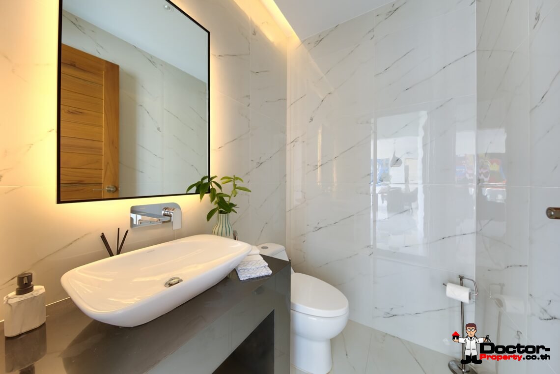 3 Bed Pool Villa with Zen Room, Sea View – Chaweng Noi, Koh Samui – For Sale